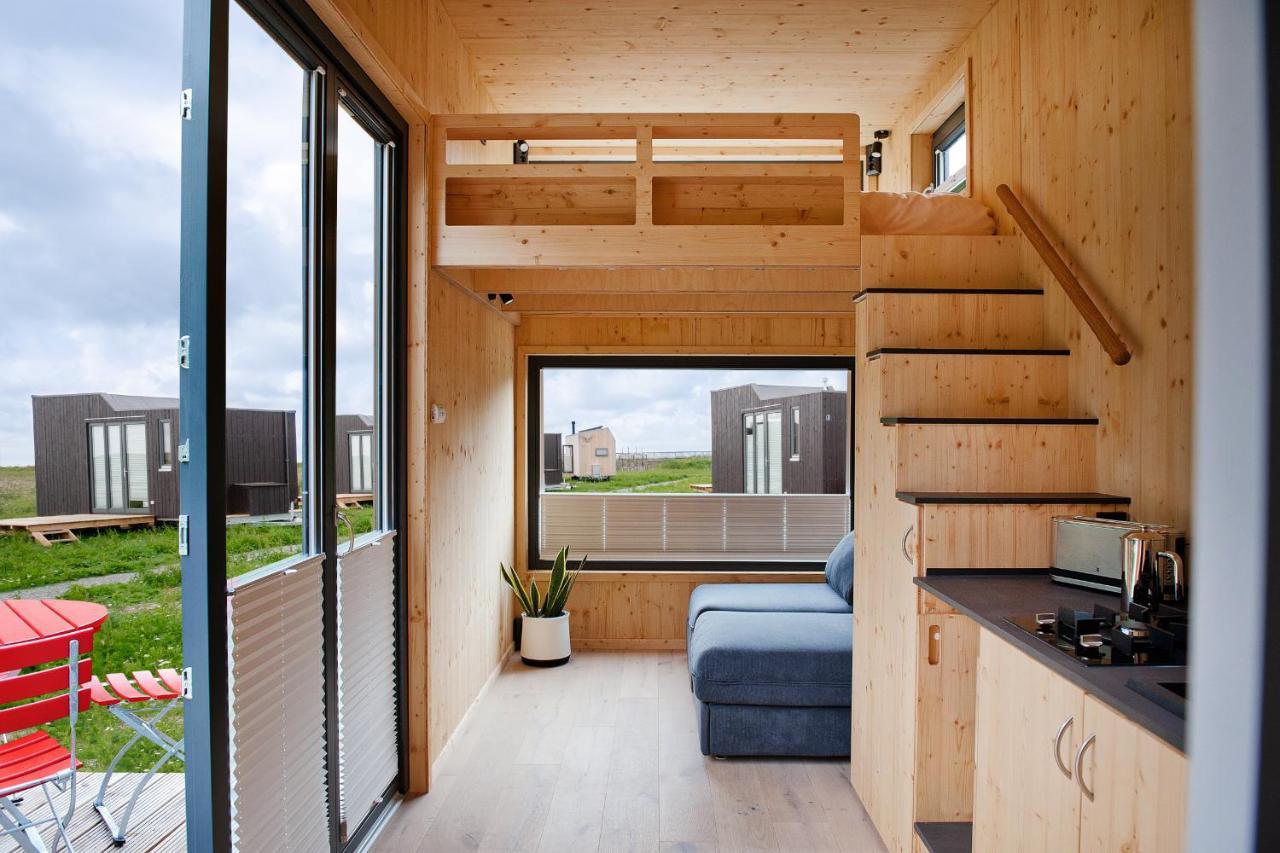 Tiny House Nature 12 Innenlage - Green Tiny Village Harlesiel 카롤리넨시엘 외부 사진