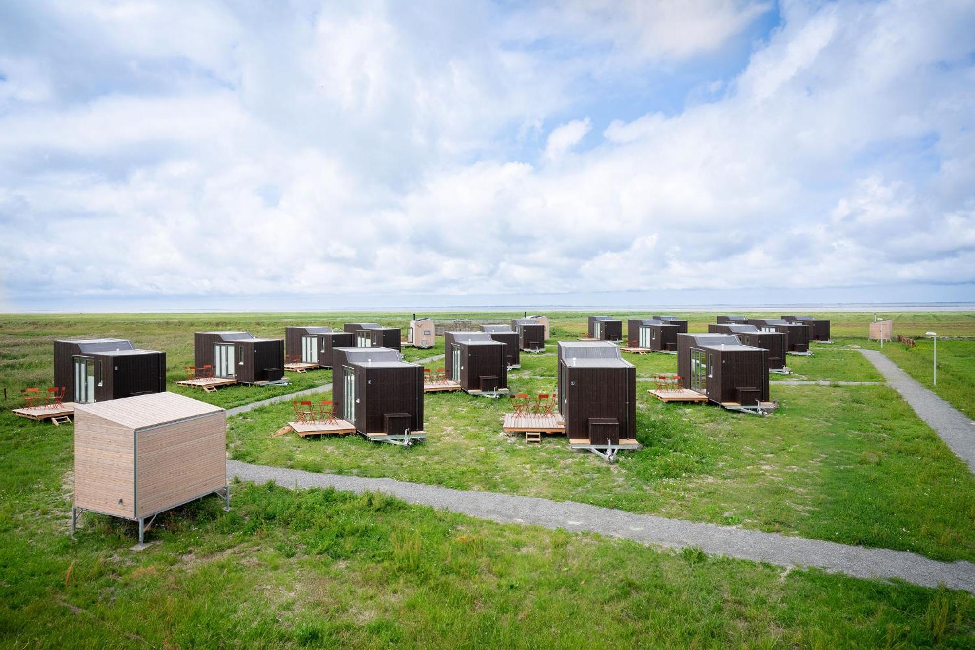 Tiny House Nature 12 Innenlage - Green Tiny Village Harlesiel 카롤리넨시엘 외부 사진